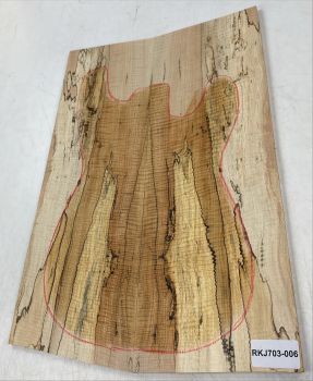 Top Chestnut, Jap., Spalted, 2-pcs. Unique Piece #006